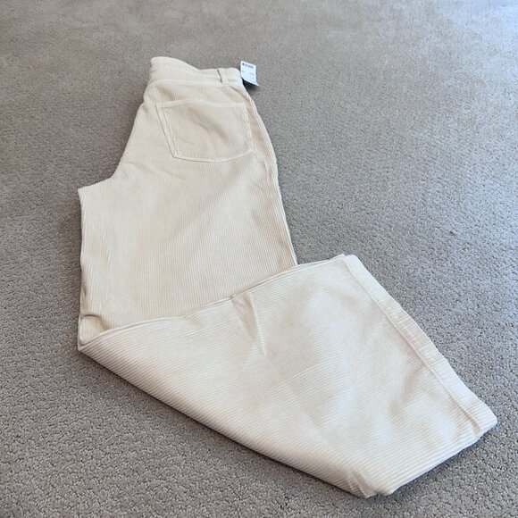 BDG UO Pants Corduroy High Wide Leg Ankle Tan Boho Size 31 #OBO1214885 NWT - Picture 7 of 15